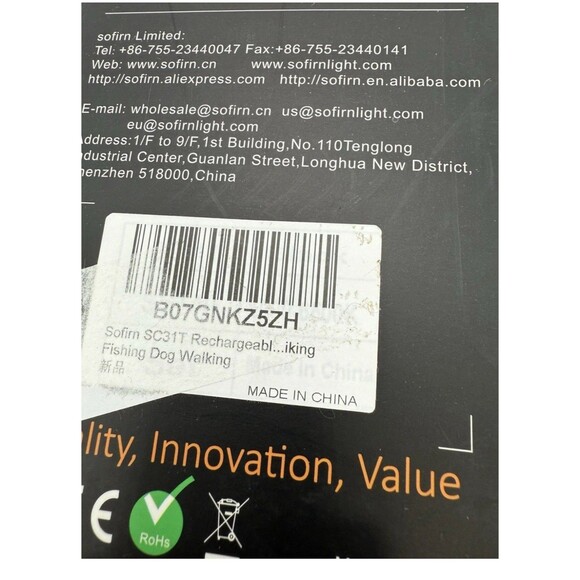 Sofirn SC31T USB Rechargeable Flashlight 2000 Lumens 6500K LED Camping Hiking - Picture 9 of 14